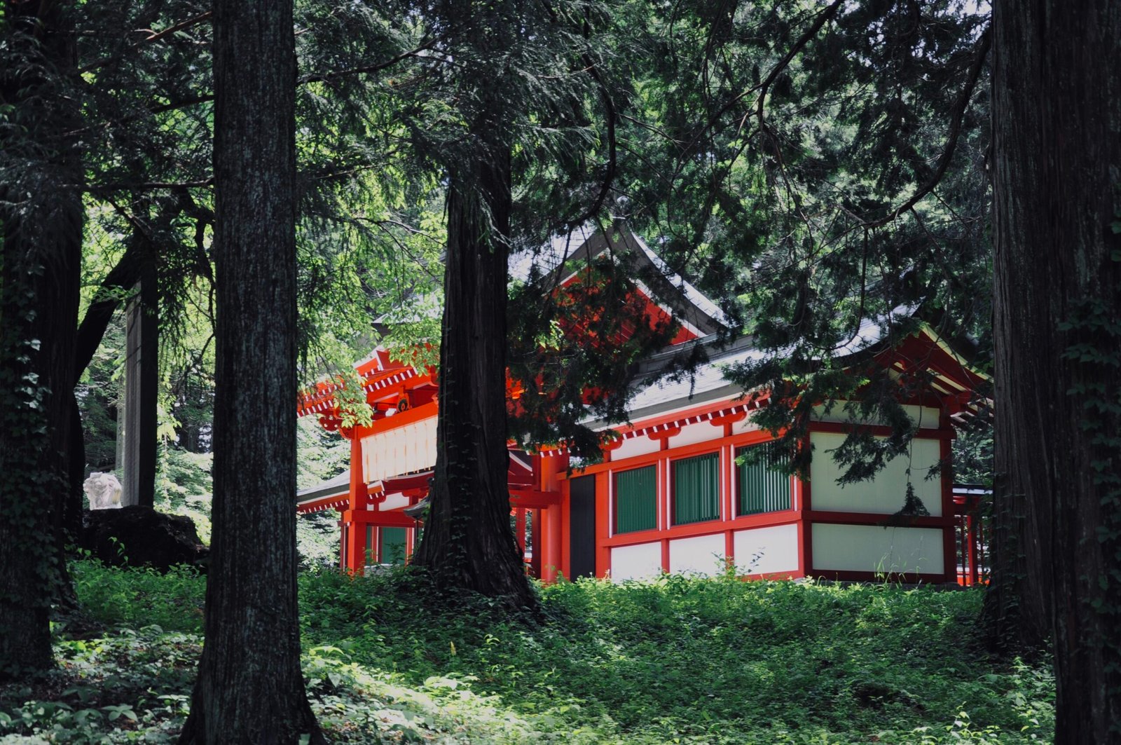 Fujiomurosengen Shrine (冨士御室浅間神社 里宮), Fujikawaguchiko, Yamanashi, Japan